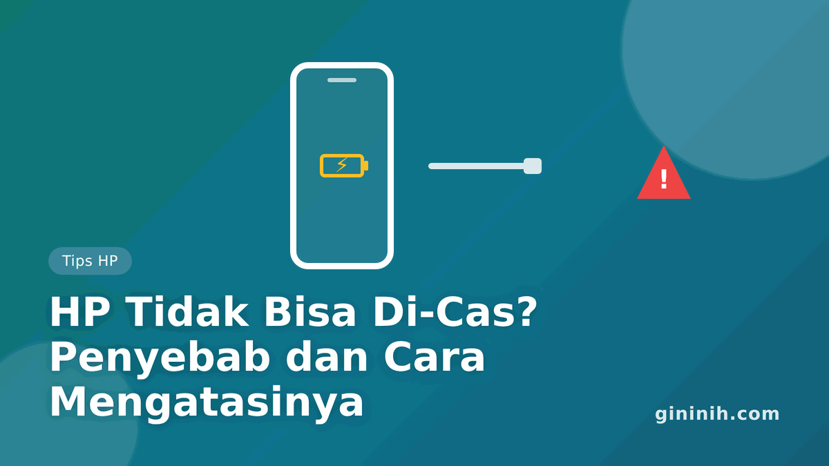 HP Tidak Bisa Di-Cas? Penyebab dan Cara Mengatasinya