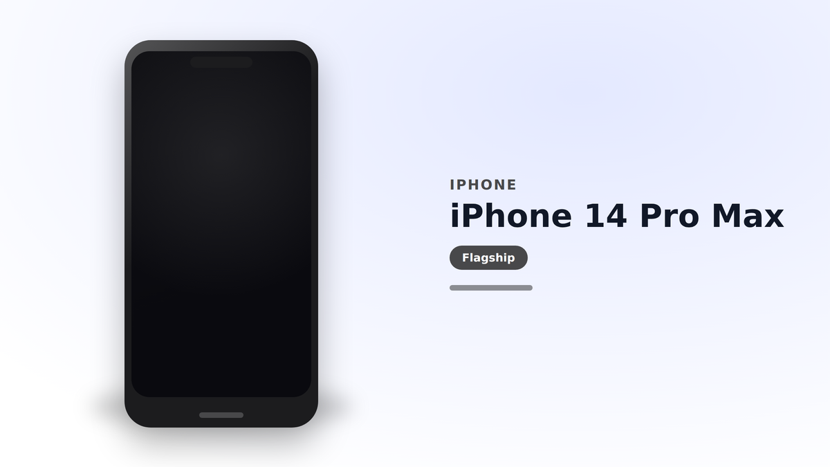 Ilustrasi iPhone 14 Pro Max