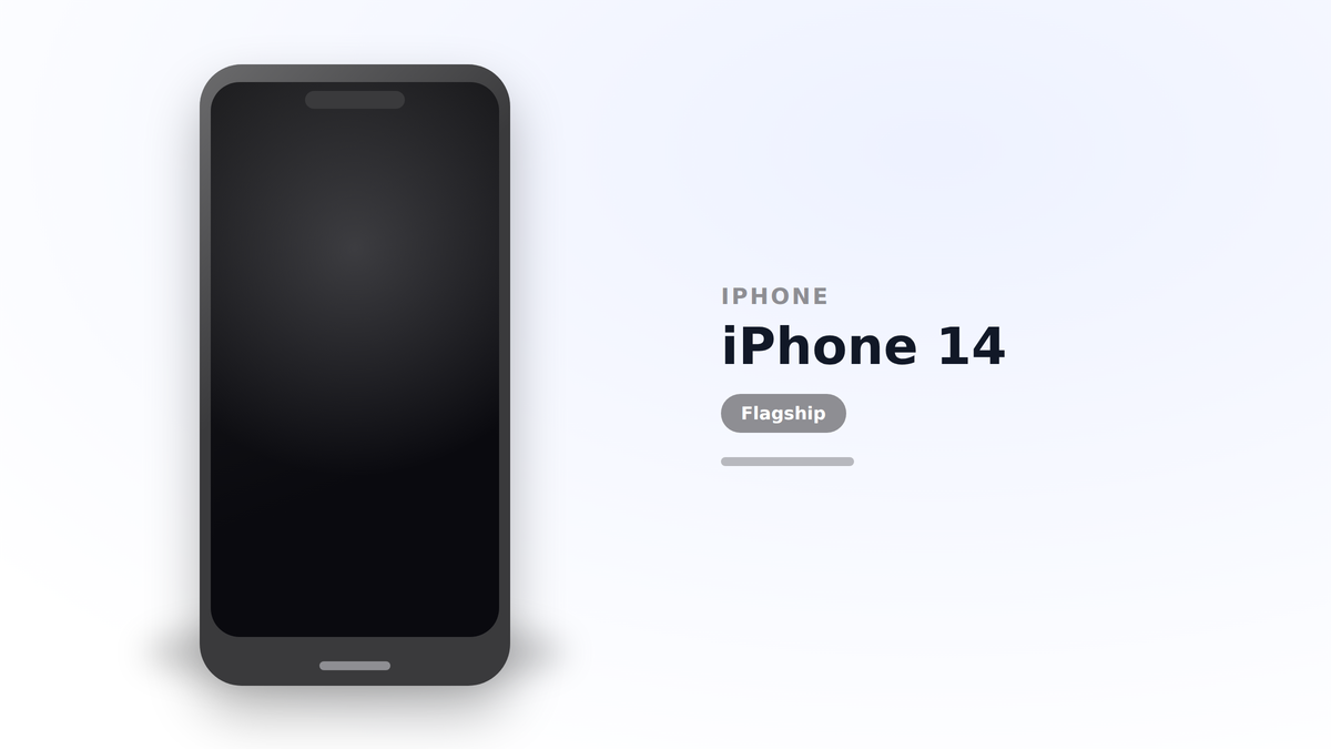 Ilustrasi iPhone 14
