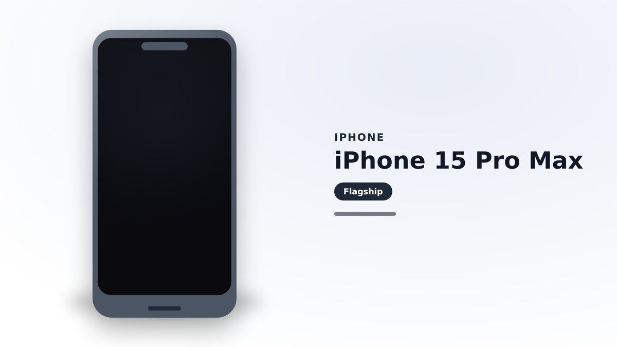 Ilustrasi iPhone 15 Pro Max
