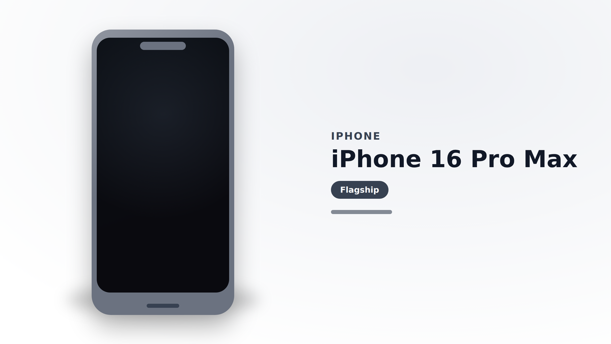 Ilustrasi iPhone 16 Pro Max