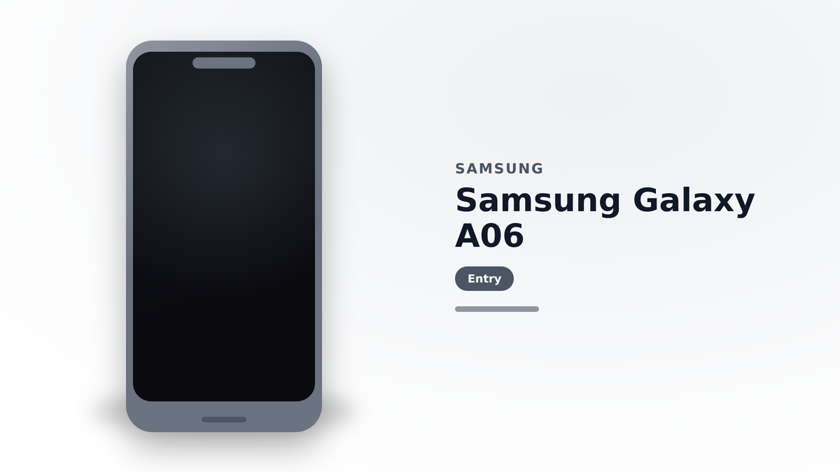 Ilustrasi Samsung Galaxy A06