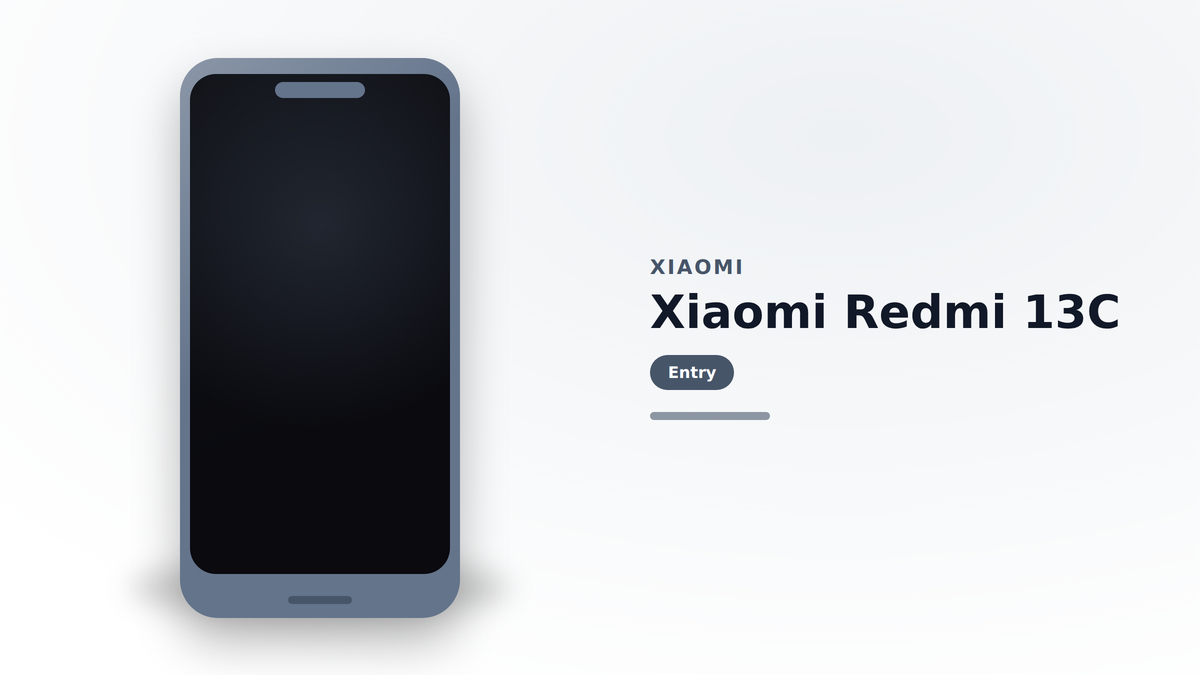 Ilustrasi Xiaomi Redmi 13C