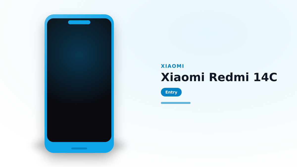 Ilustrasi Xiaomi Redmi 14C