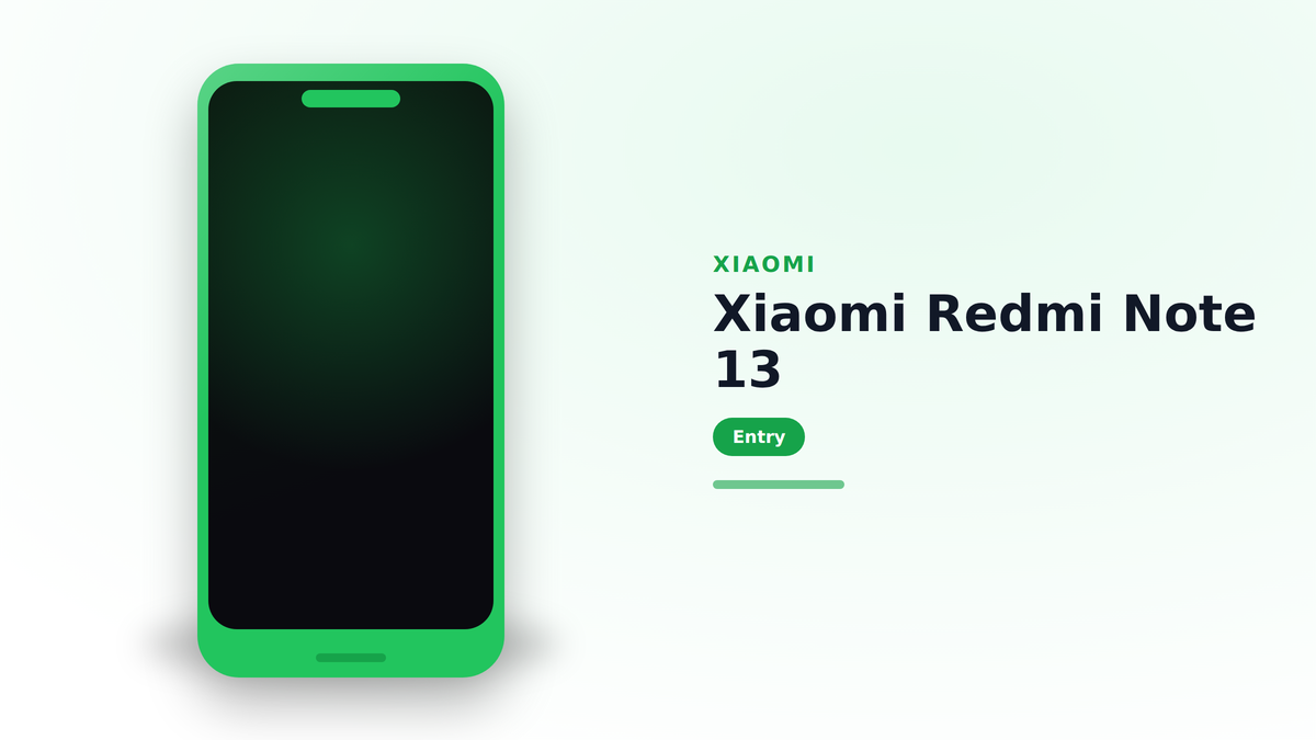 Ilustrasi Xiaomi Redmi Note 13